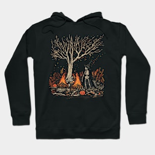 Skeleton Bonfire Hoodie